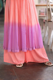 Pink Ombre Palazzo Set