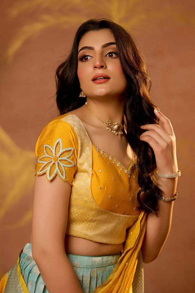 Yellow Lehenga Set