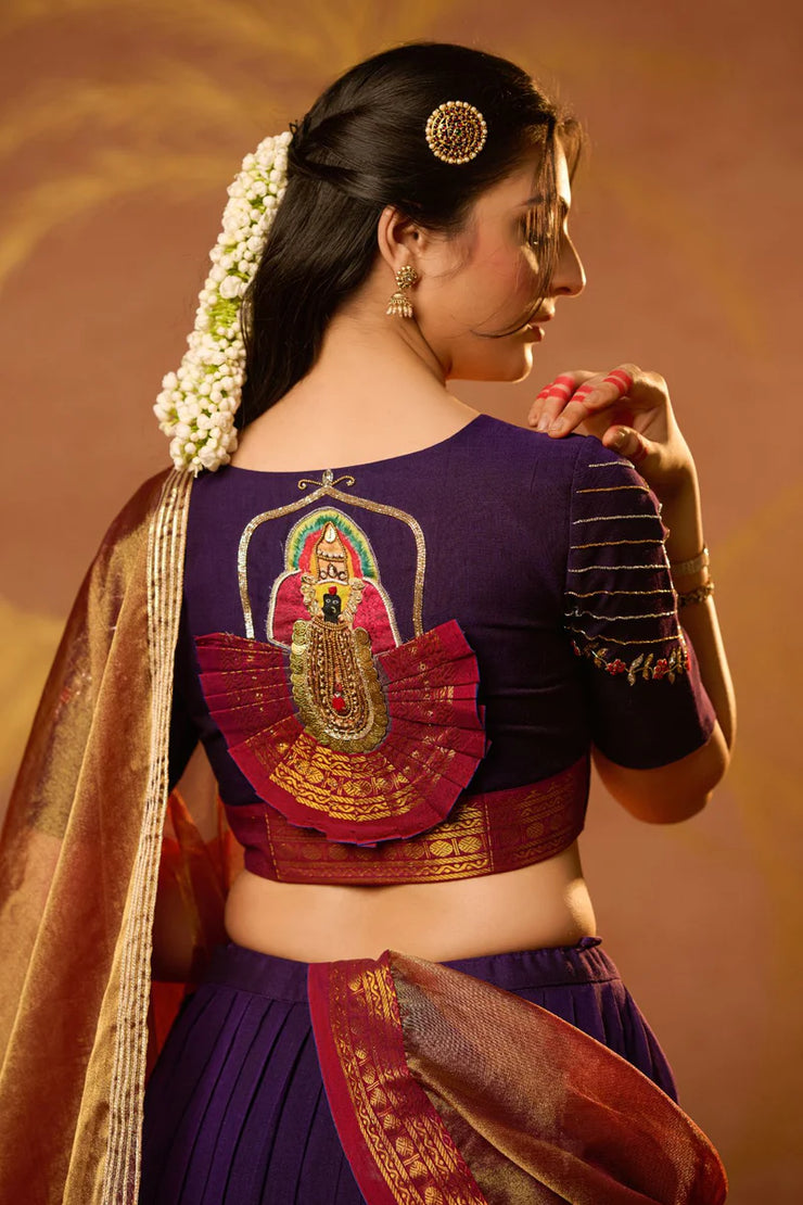 Purple Lehenga Set