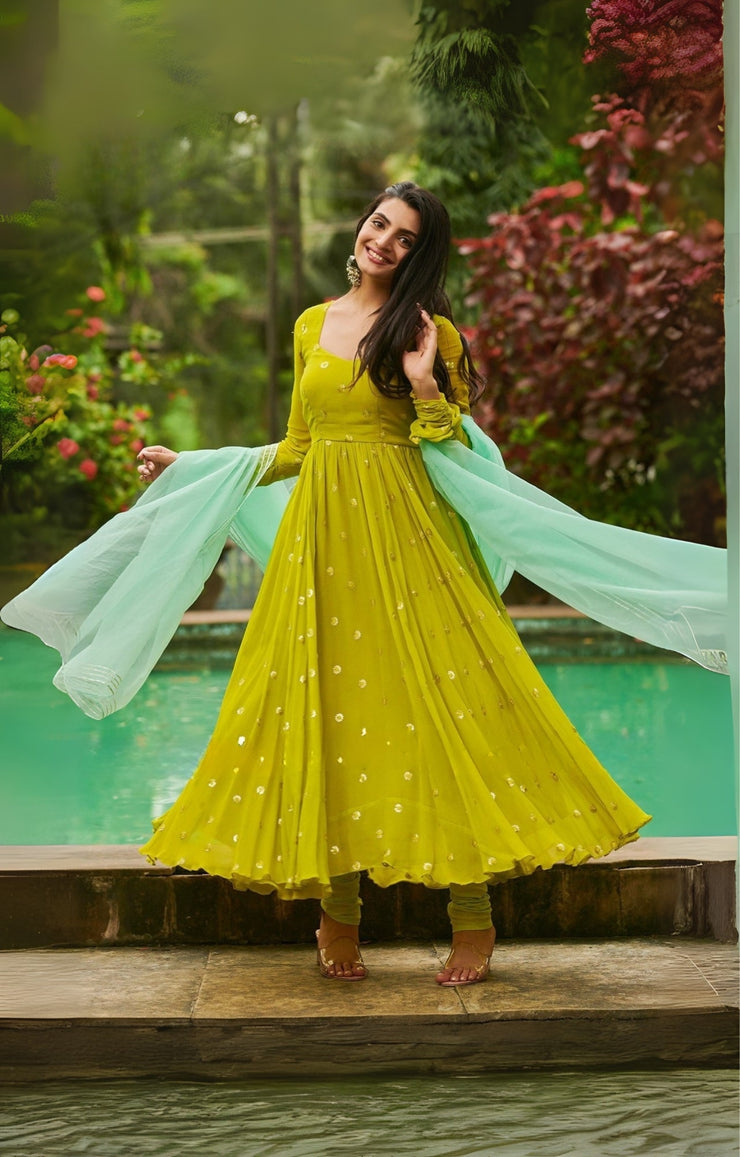 Maya Anarkali Suit Set