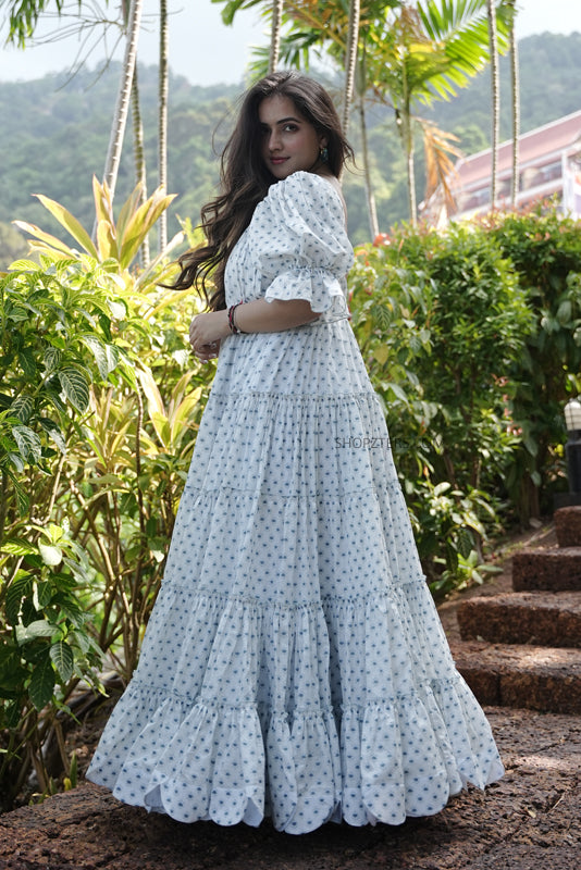 maxi dresses for women myntra Buy NAVYAAZRI Print V-Neck A-Line Maxi Dress - Dresses for Women 40633034