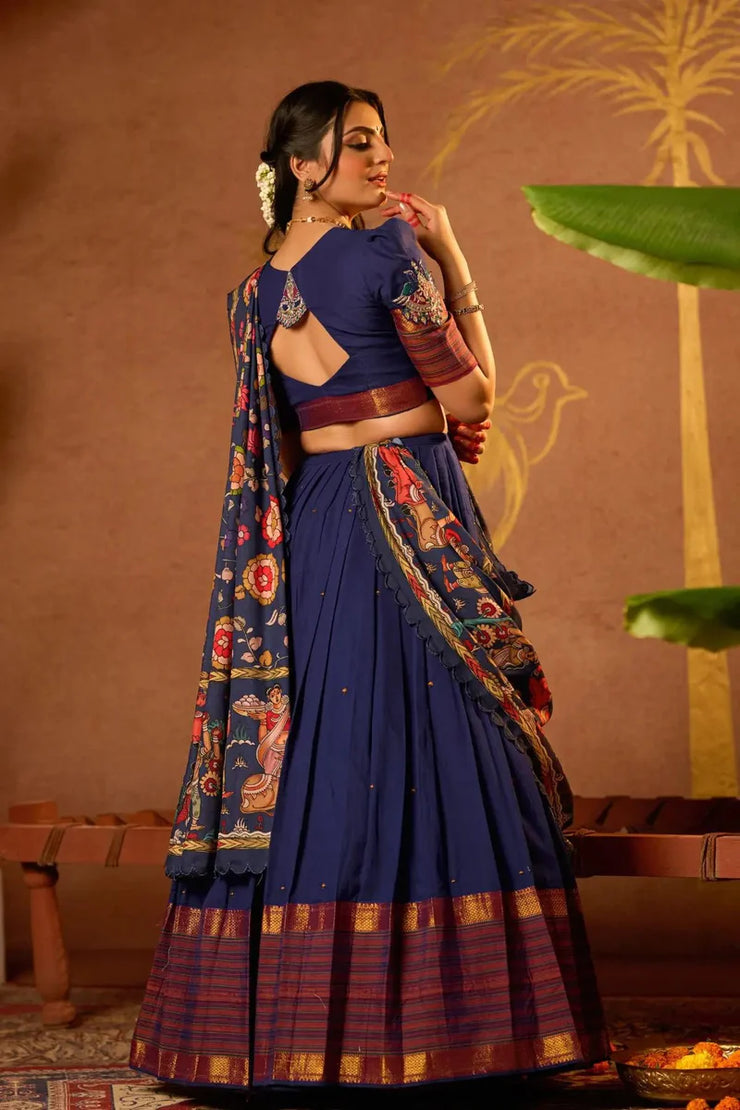 Blue Lehenga Set