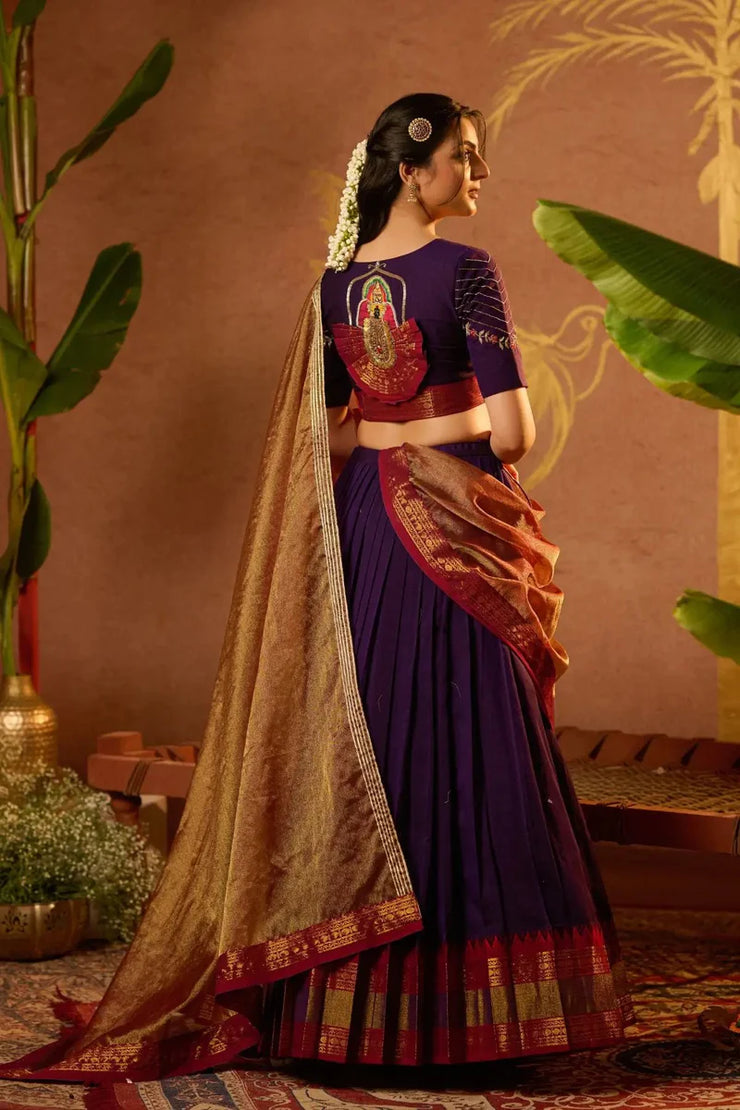 Purple Lehenga Set