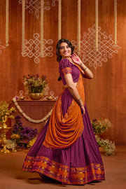 Purple Lehenga Set