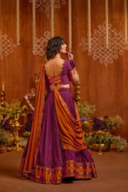 Purple Lehenga Set