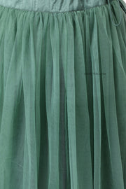 Mint Green Chinon Maxi Dress