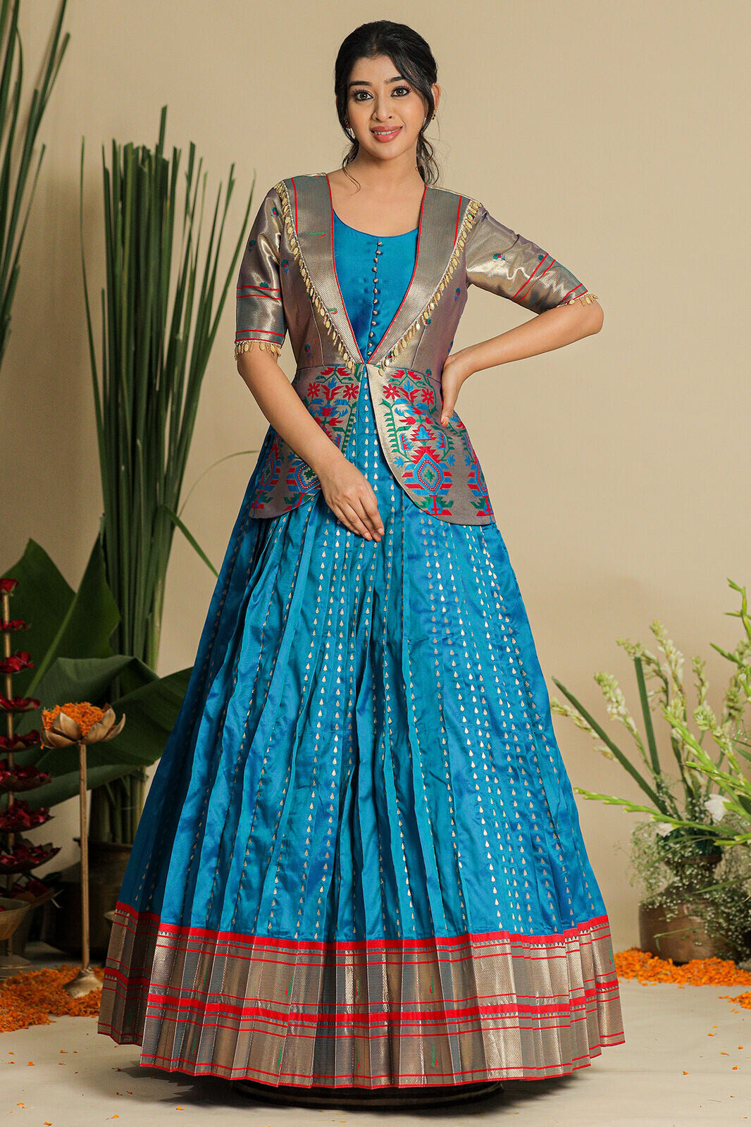 Jacket Style Dress Jacket Style Gone Style Dress Pakistani Blue