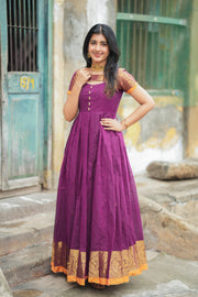 Egg plant Purple Soft Cotton Kurti