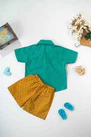 Fern Blue and Yellow Boys Co-ord Set