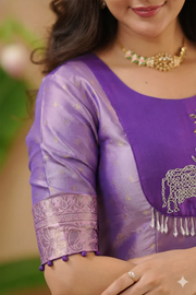 Gopika Soft Silk (Dress) In Purple