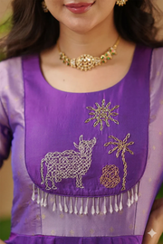 Gopika Soft Silk (Dress) In Purple