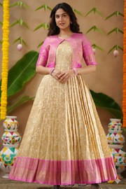 Lakshmi Pattu Jacket (Dress) in Green