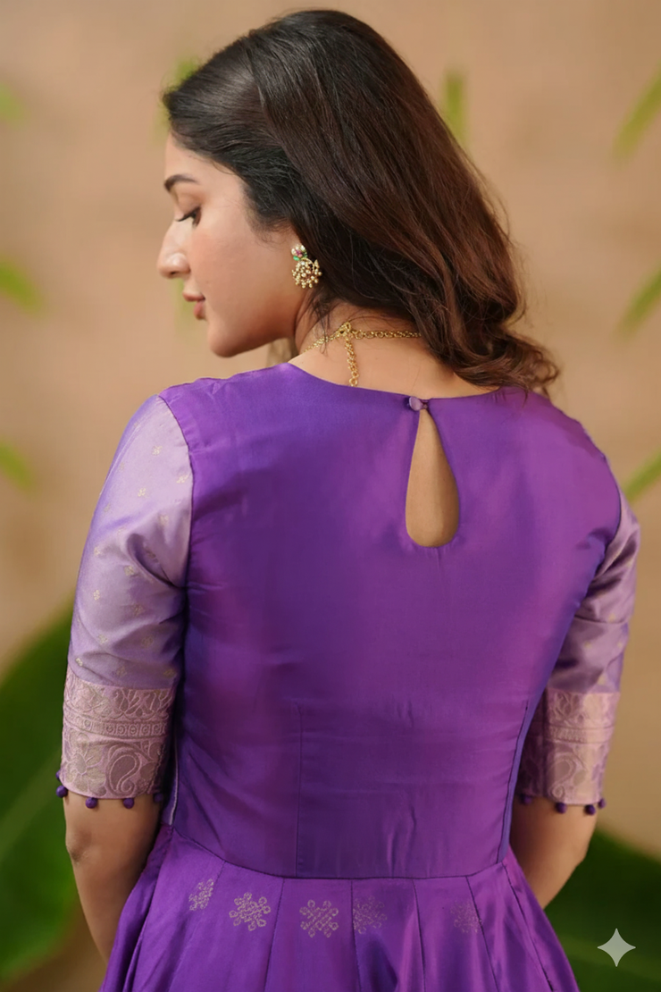 Gopika Soft Silk (Dress) In Purple