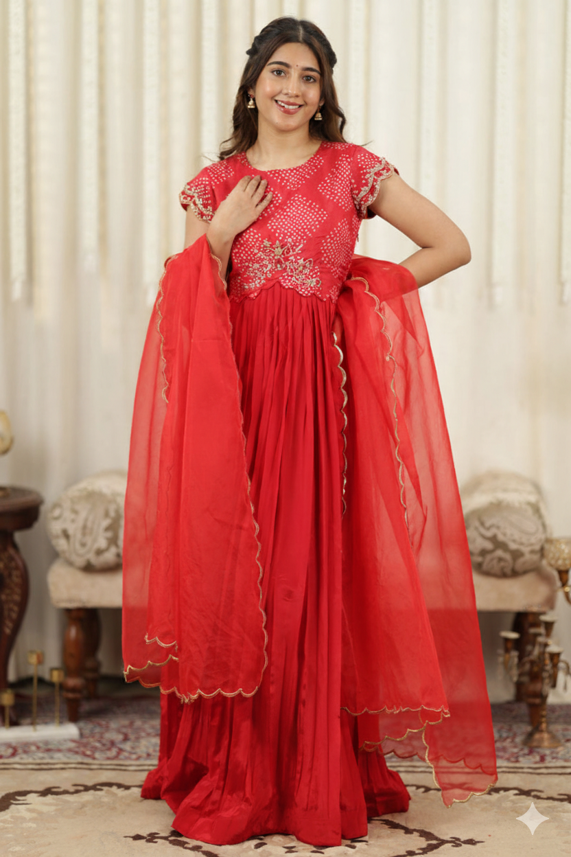 Shaali Red Dress