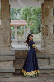 Royal Indigo Charm Anarkali