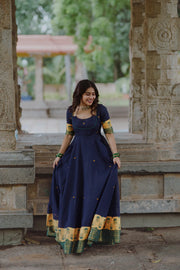Royal Indigo Charm Anarkali