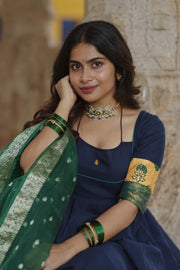 Royal Indigo Charm Anarkali