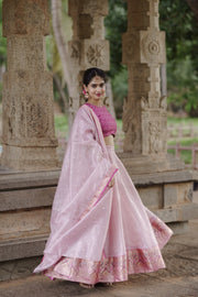 Pink Lehenga set