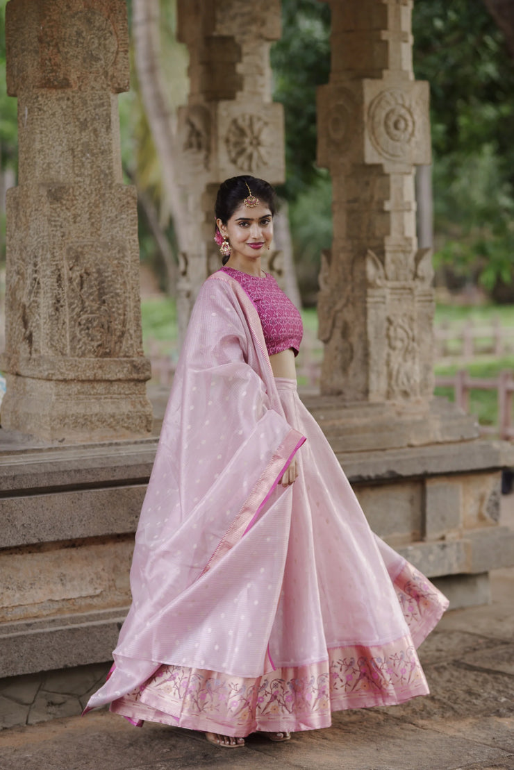 Pink Lehenga set