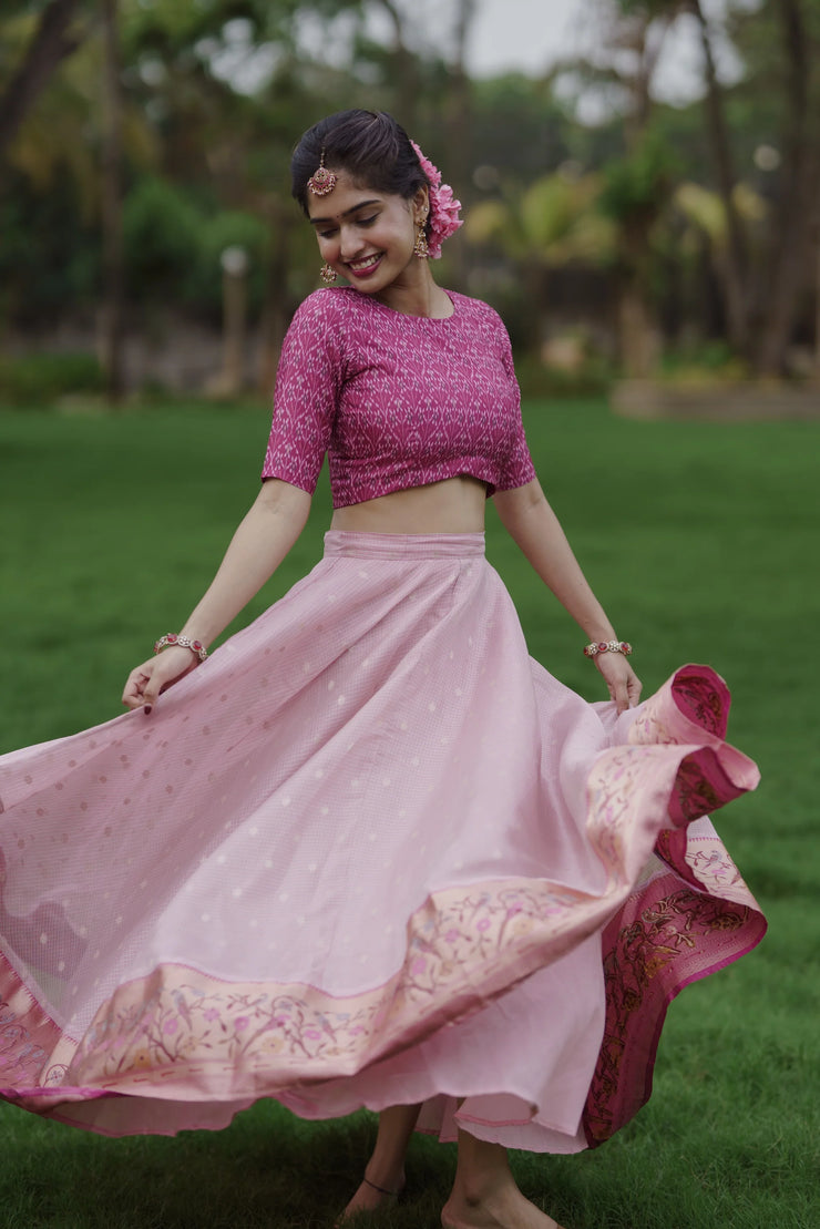 Pink Lehenga set