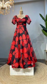 Red Organza Dress