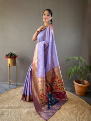 Rukmani Paithani Silk Saree