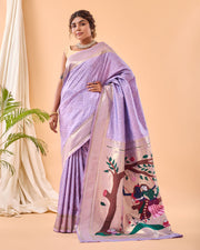 Adorable  Bandhej Paithani Saree