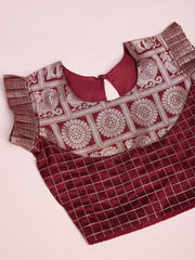 Kids  Silk Sleeveless ethnic dress