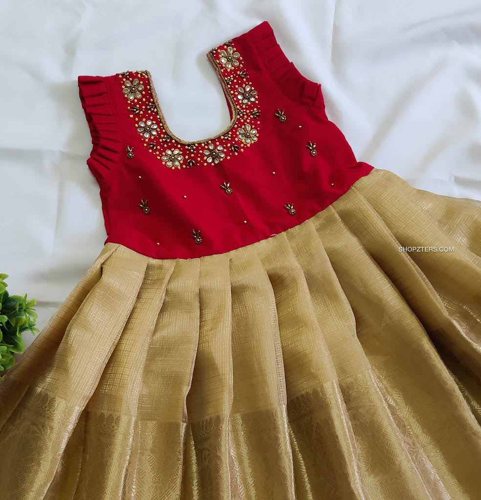 Baby pattu 2024 frock designs