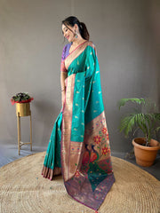 Rukmani Paithani Silk Saree