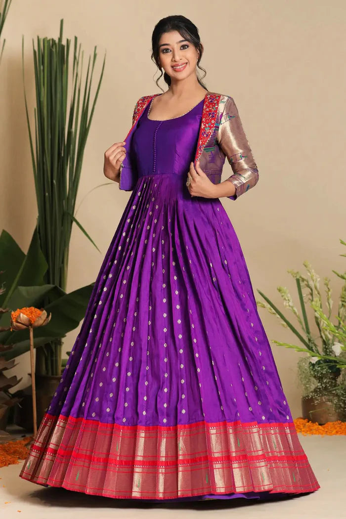 Purple Jacket Dress