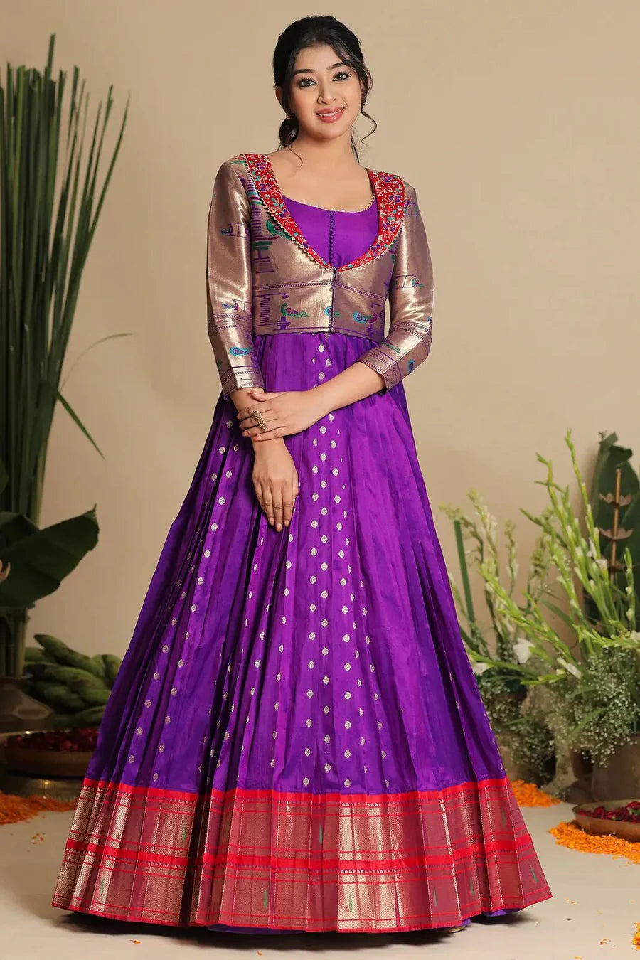 Purple Jacket Dress