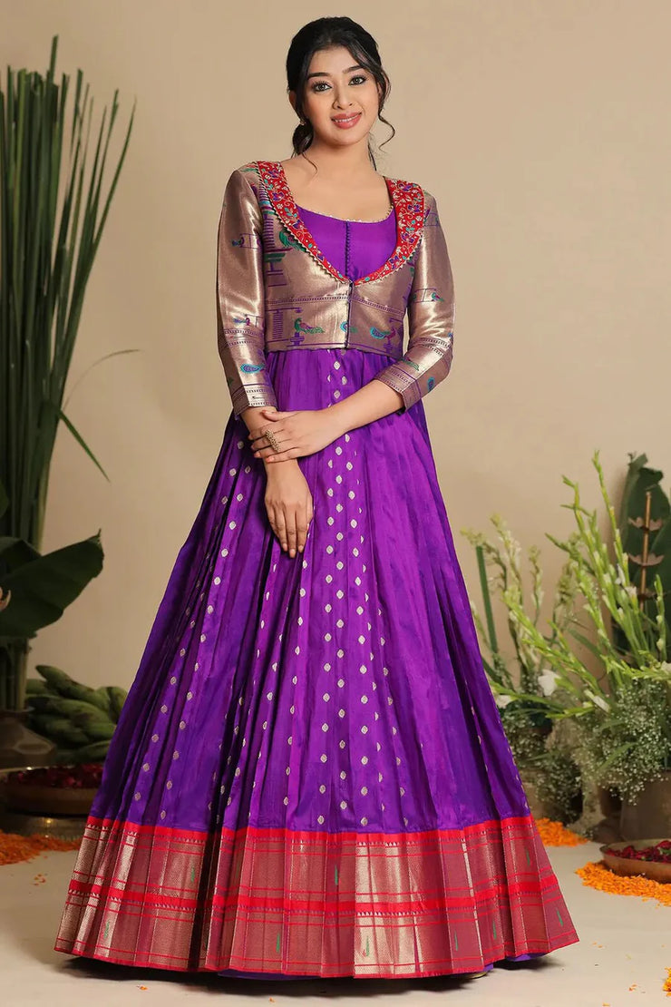 Purple Jacket Dress
