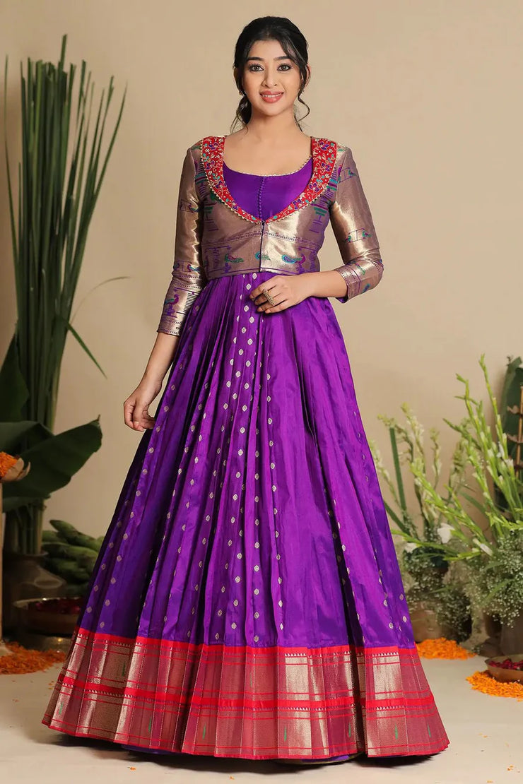 Purple Jacket Dress