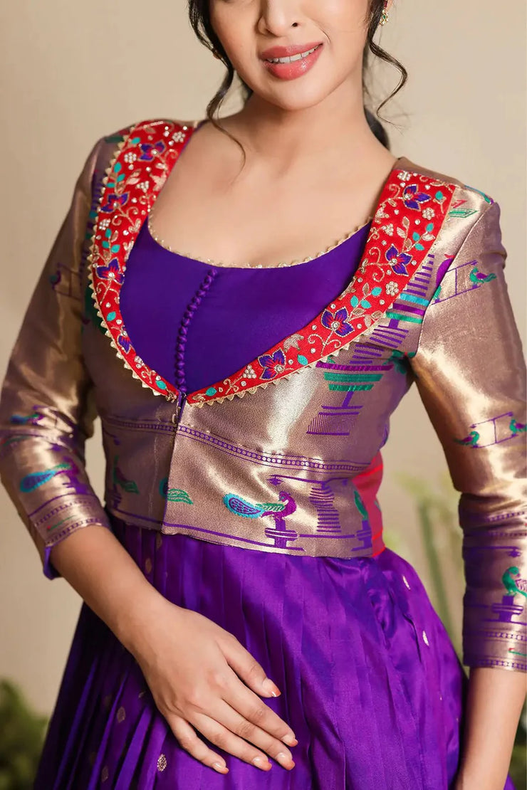 Purple Jacket Dress