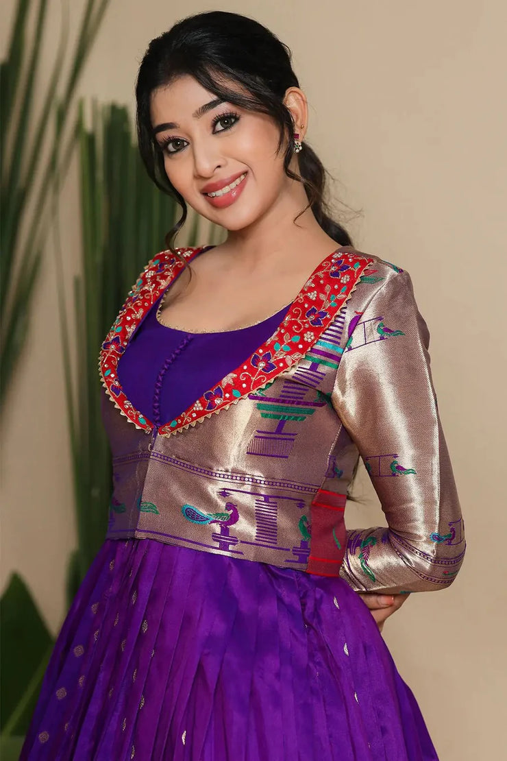 Purple Jacket Dress