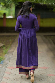 Peacock Blue Kurti Set