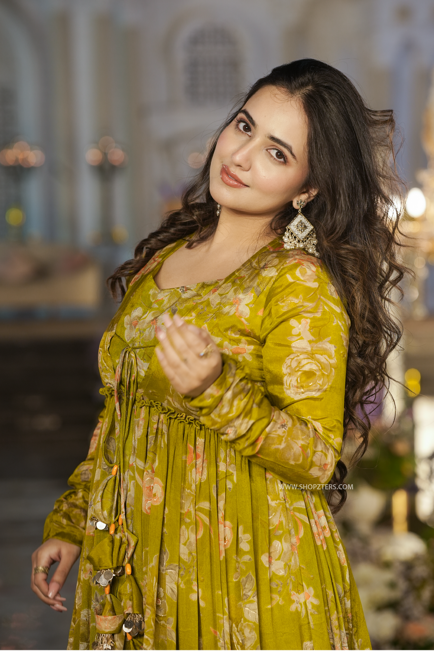 Vashti Crepe Croptop-Sharara Set