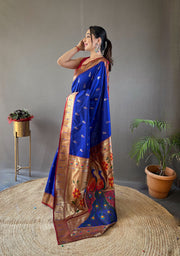 Rukmani Paithani Silk Saree