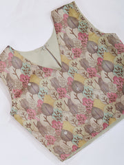 Kids Grey Silk blend Lehenga