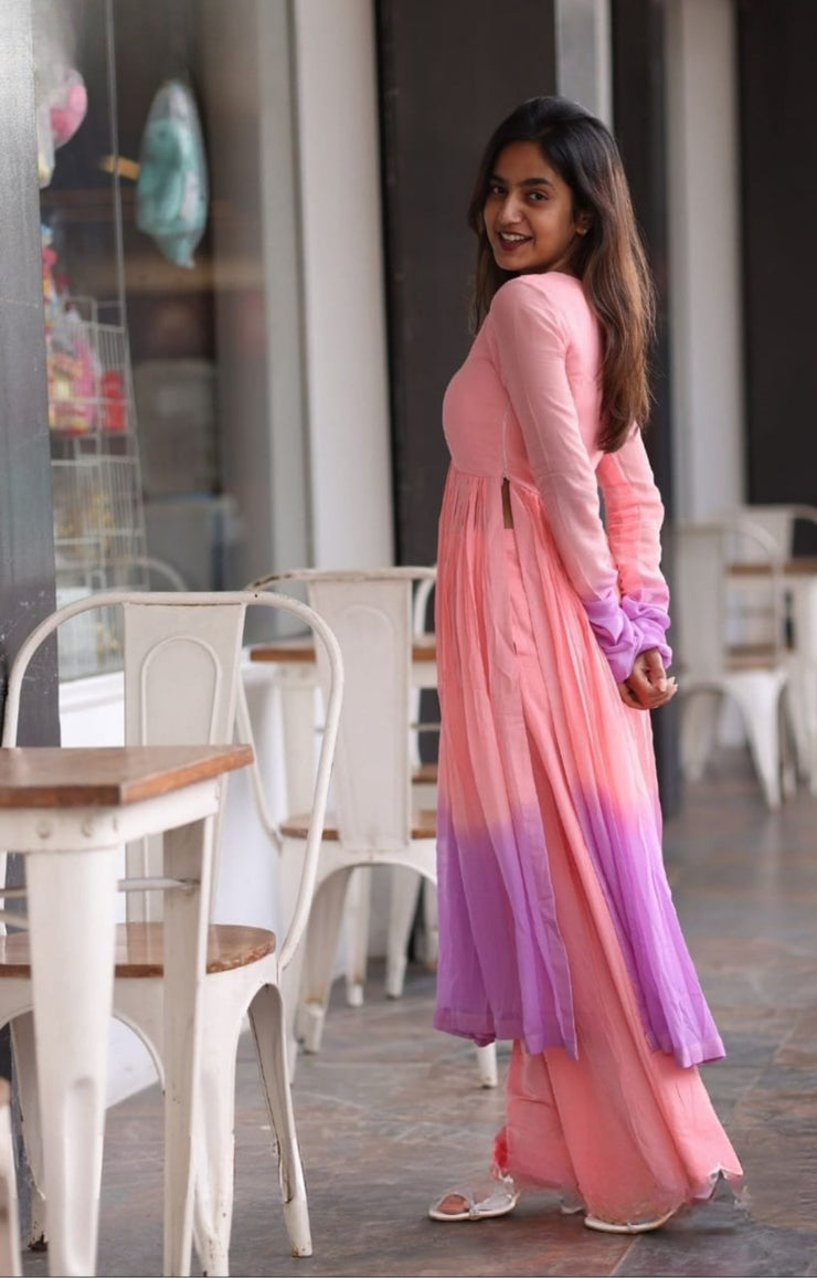 Dusky Rose Palazzo Set in Pink