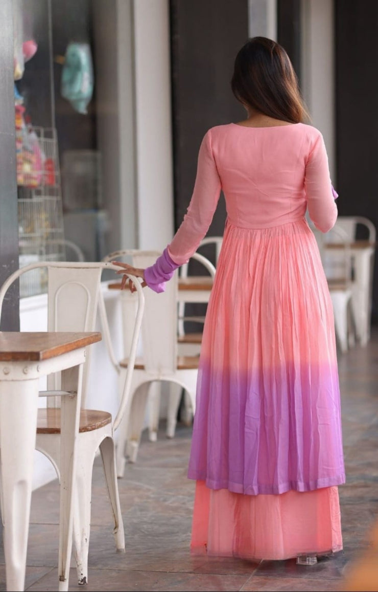 Dusky Rose Palazzo Set in Pink