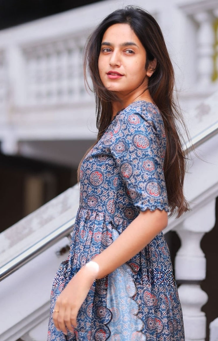 Yashna Ajarakh Kurta Set