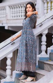 Yashna Ajarakh Kurta Set