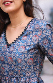 Yashna Ajarakh Kurta Set