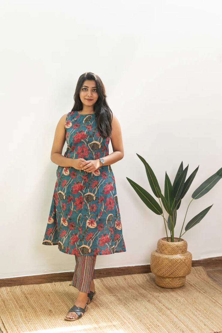 Anusha Floral Kurta Set