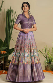 Vedika Kota Zari Pattu Dress