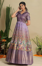 Vedika Kota Zari Pattu Dress