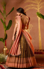 Tamannaah Lehenga Set in Copper