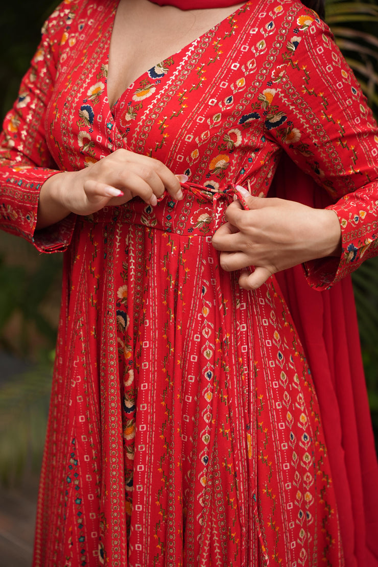 Elina Rayon Suit Set